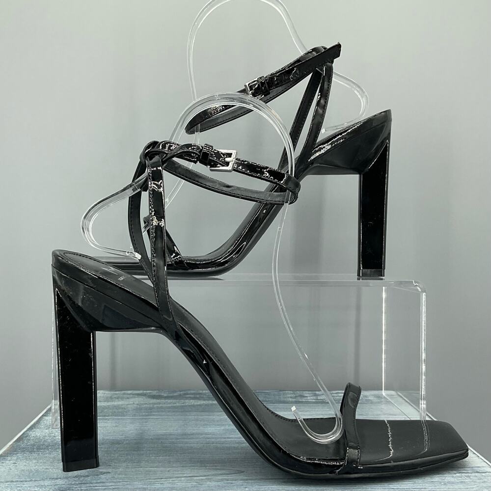 Marc Fisher LTD Arthur Open Toe Heels Black Size 10M